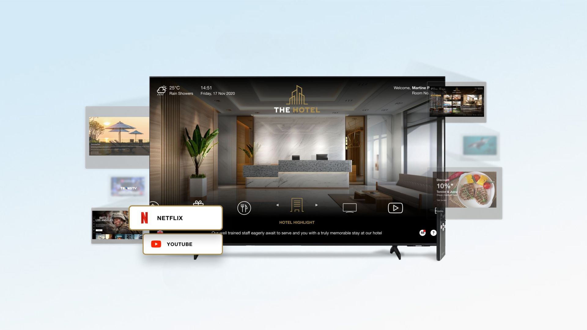 Hospitality IPTV solution for hotels and resorts